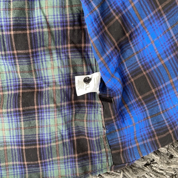 KUWALLA PLAID COLOUR-BLOCK SHIRT - Picture 5 of 6